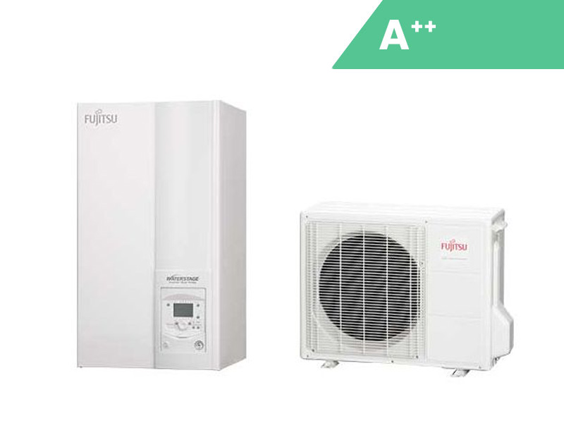 FUJITSU WATERSTAGE COMFORT (WSYA080ML3/WOYA080KLT) 1 FÁZISÚ OSZTOTT LEVEGŐ-VÍZ HŐSZIVATTYÚ 7,5 KW